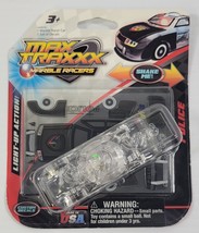 *B6) Max Traxxx Marble Racers Light-Up Police Car 2014 Skullduggery - $9.89