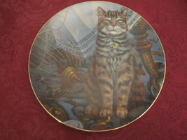 FLEW THE COOP Orange Tabby Collector Plate LOWELL DAVIS Schmid RARE Cat ... - $39.20