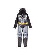 Batman Hooded Costume Style Super Hero Fleece Pajama Sleeper - $20.24