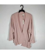 A New Day Women’s Sweater Kimono Cardigan One Size Open Front Pink, New ... - £11.80 GBP