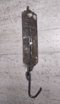 Vintage Pocket Balance Silver Tone Hanging Spring Scale 50 Lb Made in USA - £22.76 GBP