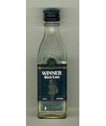 Winner Black Label Old Blend Miniature Bottle Spain Empty - £11.58 GBP