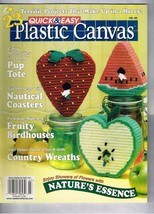 Quick &amp; Easy Plastic Canvas Magazine June July 1999 Number 60 - £15.74 GBP