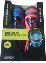 ZULU Twist Lid Water Bottles With Silicone Sleeve, 24 oz, 2 PACK (Blue, ... - $712.19 MXN