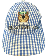 jellystone park yogi bear gingham blue youth hook and loop adjustable hat - £12.11 GBP