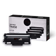 Compatible with Brother TN-450 Black Trio Pack - Premium Tone Toner Cartridges - - £50.34 GBP