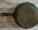 10&quot; Diameter ~ Cast Iron Skillet ~ 8 ~ SK ~ D1 ~ Made in USA ~ (6) - $46.75