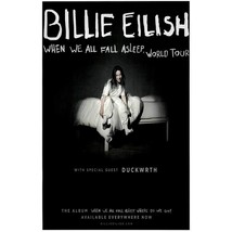 Billie Eilish When We All Fall Asleep Where Do We Go Promo Poster 2019, 11x17 - £11.85 GBP