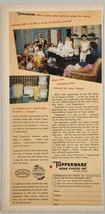 1958 Print Ad Tupperware Air Tight Storage Containers Home Party Orlando,FL - £12.17 GBP
