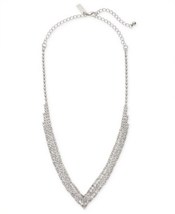 Inc International Concepts Silver-Tone Crystal Pave Choker Necklace - $20.00