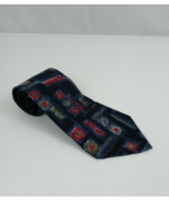 Preferred Stock Multi-Color Tie With Abstract Design 100% Italian Silk - $27.05 CAD