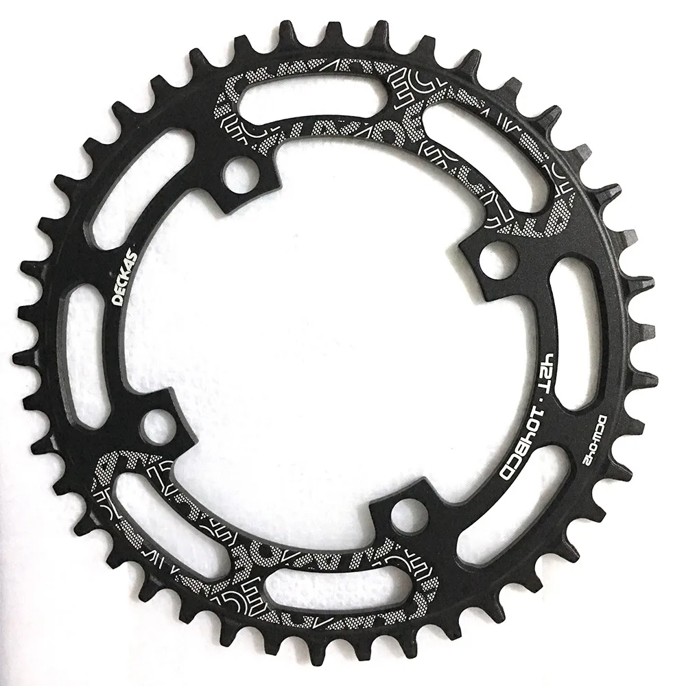 DECKAS 40T/42T/44T/46T/48T/50/52T Chainwheel MTB Crankset Aluminum104BCD Round N - £99.88 GBP