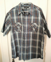 Men&#39;s Beverly Hills Polo Club Button Down Short Sleeve Shirt size 3XLB - £8.03 GBP