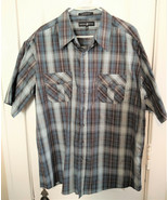 Men&#39;s Beverly Hills Polo Club Button Down Short Sleeve Shirt size 3XLB - £7.85 GBP