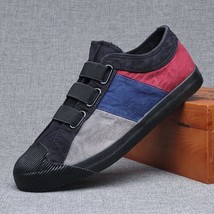 Summer Canvas Casual Vulcanize Shoes Breathable Spring/Autumn Men&#39;s Cloth Design - £49.36 GBP
