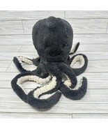 Jellycat Little Storm Octopus Plush 9" Dark Gray Sea Life Baby Toy STL20C - $16.78