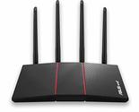 ASUS RT-AX55 AX1800 Dual Band WiFi 6 Gigabit Router, 802.11ax, Lifetime ... - $158.54