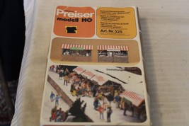 HO Scale Preiser, 2 Christmas Stalls for Fairs, Punch &amp; Sausage #525 BN Open box - £29.73 GBP