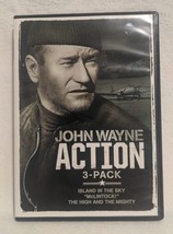 John Wayne Action 3-Pack (DVD, 2012, Paramount) - Good Condition - £8.14 GBP