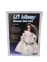Vtg &quot;Bride&quot; Li&#39;l Missy Beaded Doll Kits #510 Sunlyn Ind. Inc. SEALED NEW - $24.82