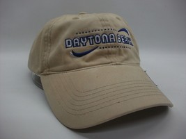 Daytona Beach Hat Beige Hook Loop Baseball Cap - $19.99