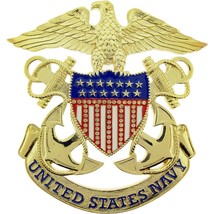 U.S. Navy Medallion 6 1/4&quot; - £20.05 GBP