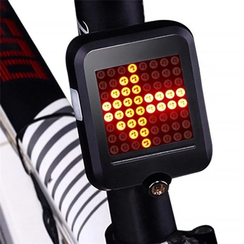Bike Tail Light with Turn Signals- Fully automatic induction Waterproof Bicycle - £16.73 GBP