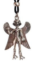 Pazuzu Large Necklace Devil Demon Statue Pendant Assyrian Exorcist Cord Bead Uk - £11.39 GBP
