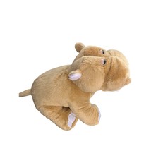 Ganz Webkinz Plush Mud Hippo Stuffed Animal Toy Beige HM384 NO CODE - $6.92