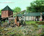 Early Scene Grinding &amp; Boiling Sugarcane Selige Pub UNP DB Postcard - $4.90