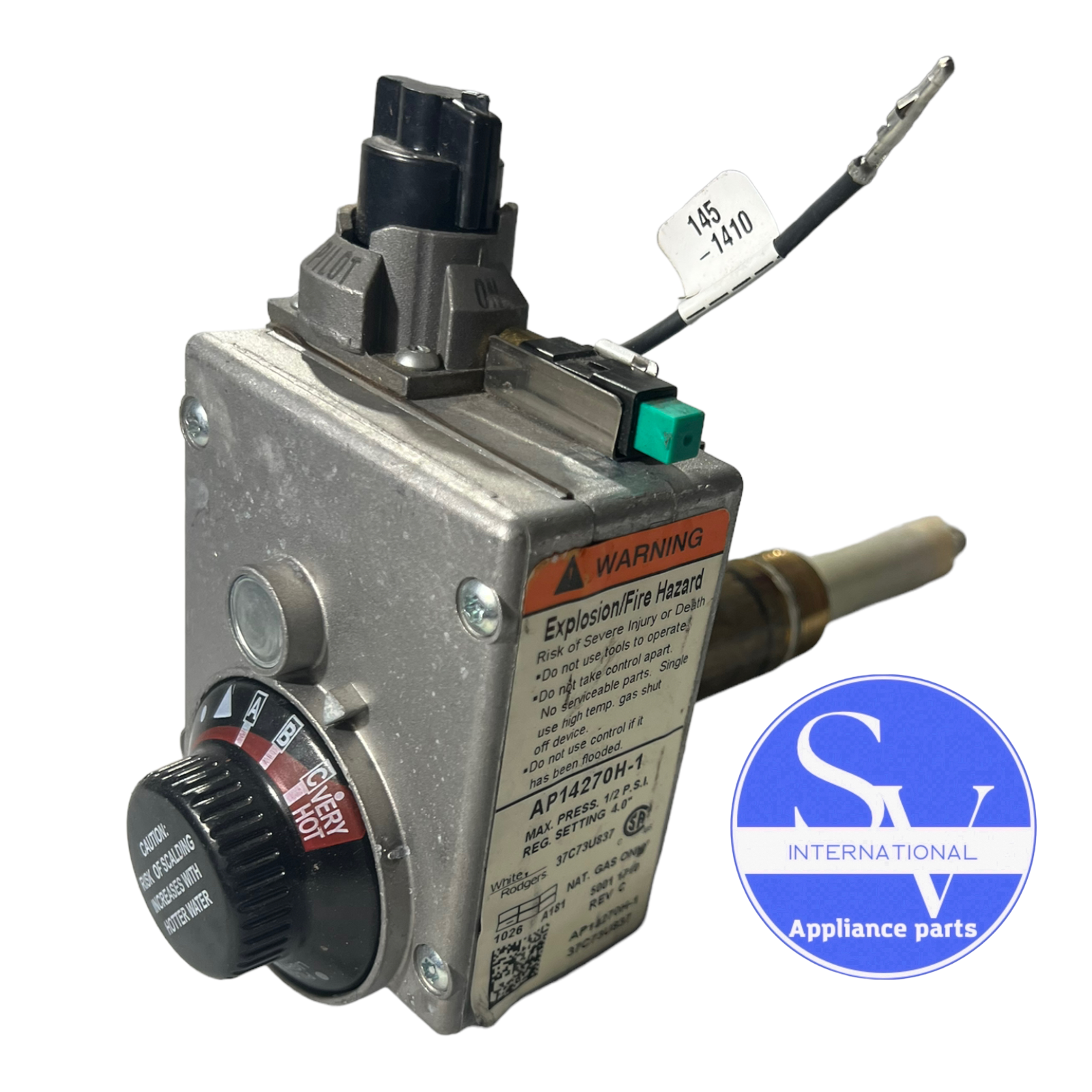 White Rodgers Water Heater Gas Control Valve 37C73U-837 37C73U837 AP14270H-1 Item image 2