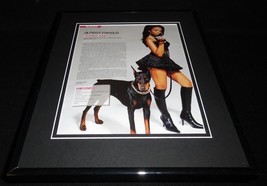 Teairra Mari 2005 Thigh High Boots w/ doberman Framed 11x14 Photo Display - £27.45 GBP