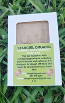 Handmade Organic Oatmeal Spice  Soap Bar by Stargirl Organic 4oz - £7.59 GBP