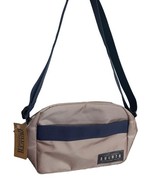 Duluth Trading Co Crossbody Bag Tan Blue Nylon Adjustable Strap Travel P... - $548.99 MXN