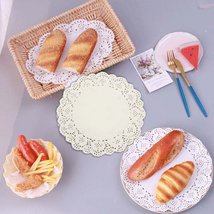 MAXPERKX 40pcs Round Napkin Lace Paper Doilies - Table Covers, Catering, Cake Ho - £3.03 GBP