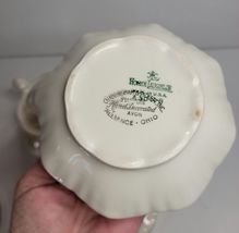 Homer Laughlin Sugar & Creamer made in 1947 VTG image 5