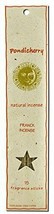 Pondicherry Natural Incense Frankincense Sticks 15 per package - £6.13 GBP