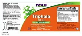 NOW Foods Triphala 500mg 120 Tablets - £14.76 GBP