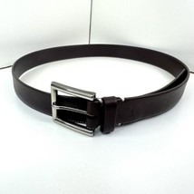Kenneth Cole Men’s Size 36/90 Brown Italian Leather Belt Used - £8.17 GBP