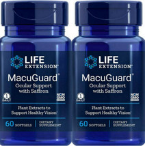 Macuguard Ocular Support With Saffron Eye Health 120 Softgels Life Extension - $35.99