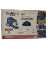 Midwest Duffy Expandable Pet Carrier Large Blue 19.2xx12.1x12.2&quot; New - £44.10 GBP