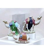 Holland Mold Ceramics 3 Camel Nativity Figurines Vintage 1970s Artisan C... - $1,722.69 MXN