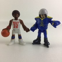 Fisher Price Imaginext Sports Action Figure Lot Hockey Player Basketball 28 - $14.80