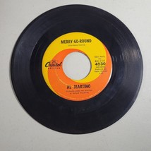 Al Martino Vinyl 45 RPM Record I Love You Because / Merry Go Round 1963 - $7.88