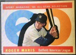 1960 Topps #565 Roger Maris Sport Magazine All-Star Reprint - MINT - NY Yankees - £1.57 GBP
