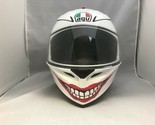 Joker Smile Motorcycle ATV Helmet Face Grin Clown Sticker Mouth Decal NEW - $16.95