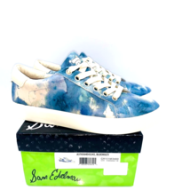Sam Edelman Ethyl Casual Lace-Up Sneakers - Blue Multi, US 6W - $29.60