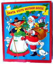 1953 Santa Visits Mother Goose Pop-Up Book with Original Presentation Box - £78.15 GBP