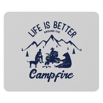 Personalized Camping Mouse Pad with &quot;Life is Better&quot; Design, Non-Slip Rubber Bas - £13.99 GBP