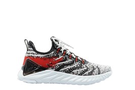 [E91617] Mens Peak Taichi 1.0 White Zebra Melange Red Comfort Running Sn... - $102.79 CAD